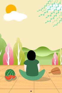 夏日乘凉吃瓜图片大全,瓜果飘香——图解清凉一夏的美好时光